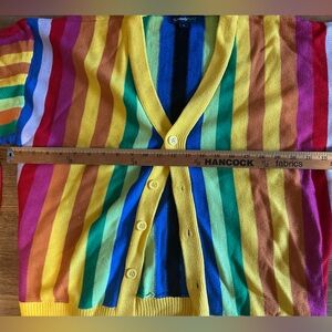 Colorful Striped Cardigan